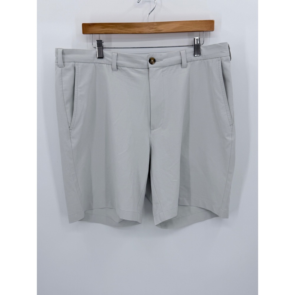 Donald Ross Golf Shorts Mens 38 Gray Performance Flat Front Stretch‎